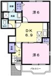 シリアス21B棟の間取り画像