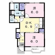 銀河Ⅱの間取り画像