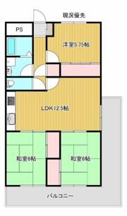 メゾン花北の間取り画像