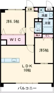 フランディル・ルミエ思案橋の間取り画像