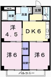 パルネット辻井の間取り画像