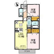 エソラ ソレーユ田寺東の間取り画像