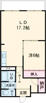 ハイツ柳井の間取り画像