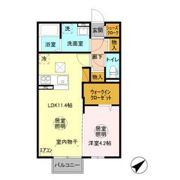 フォレストメゾン深芝の間取り画像