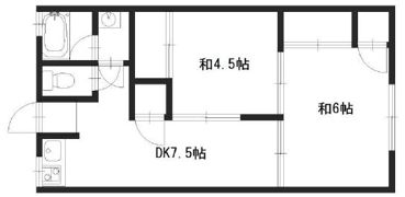 レインボープラザの間取り画像