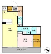 メルベイユクレイドルの間取り画像