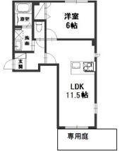 スプリームユウの間取り画像