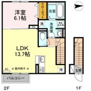 エルミタージュNの間取り画像