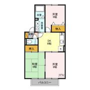 スプリングハイム Aの間取り画像