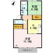 プレジール小﨑の間取り画像