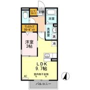 弐番館の間取り画像