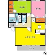 サンアベニュー田寺 1の間取り画像