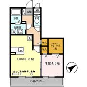 セジュール東阿保 A棟の間取り画像
