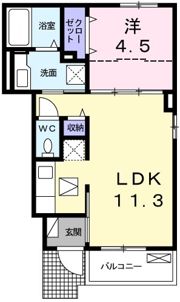 ラメールの間取り画像