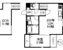 アーバンテラス呉服元町の間取り画像