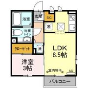 フラットFKの間取り画像