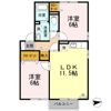 イーストヒルズA/Bの間取り画像