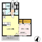 クラージュの間取り画像