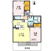 グラシューズの間取り画像