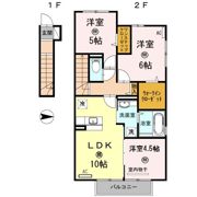 D-room内原の間取り画像
