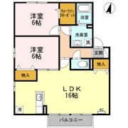 クニーズコート D棟の間取り画像
