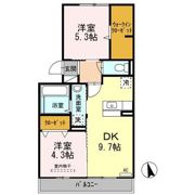 ボヌール チヒロの間取り画像