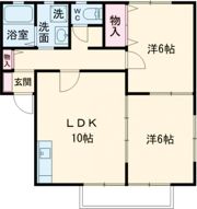 サンパレスD (ペット可)の間取り画像