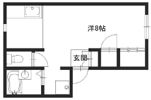 ドミール六軒の間取り画像