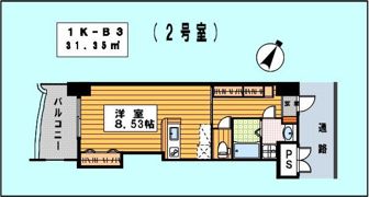 ロイヤルリバービューの間取り画像