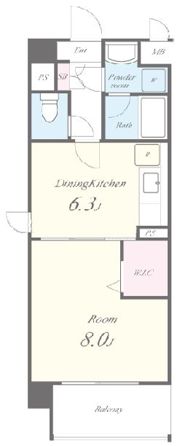 サンライズ北条の間取り画像