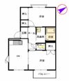 クレール上野丘の間取り画像