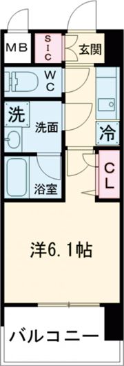 レオンコンフォート神戸ハーバーウエストの間取り画像