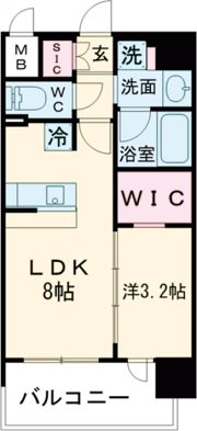 レオンコンフォート神戸ハーバーウエストの間取り画像