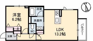 グランベレオ林道駅前の間取り画像