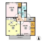 ROYAL GARDEN CASAHARAの間取り画像
