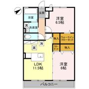 ベルデュール 壱番館の間取り画像