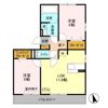 ベルレージュ Bの間取り画像