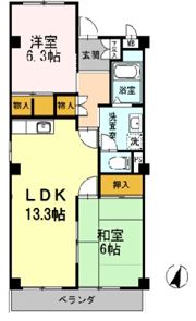 ティアレンスの間取り画像