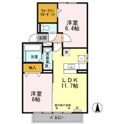 グレイス アベニュー 上浜町 Bの間取り画像