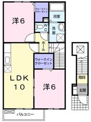 サンリット的形Ⅰの間取り画像