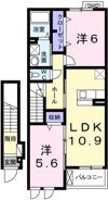 ラフィーネ和なごみの間取り画像