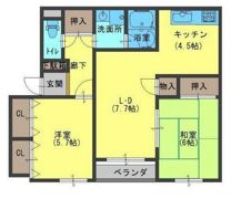エスポワール80壱番館の間取り画像