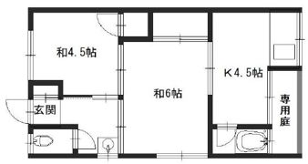 高芝荘の間取り画像