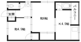 高芝荘の間取り画像