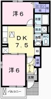 クレール壱番館の間取り画像