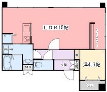 高岡中村コーポⅣの間取り画像