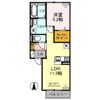 S-roomの間取り画像