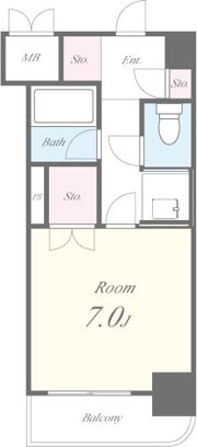 ライズィング・サンの間取り画像