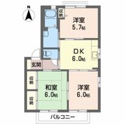 Pomme de Pin A棟の間取り画像