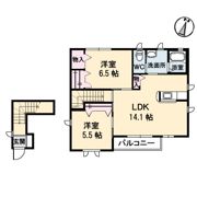 クラヴィエAの間取り画像